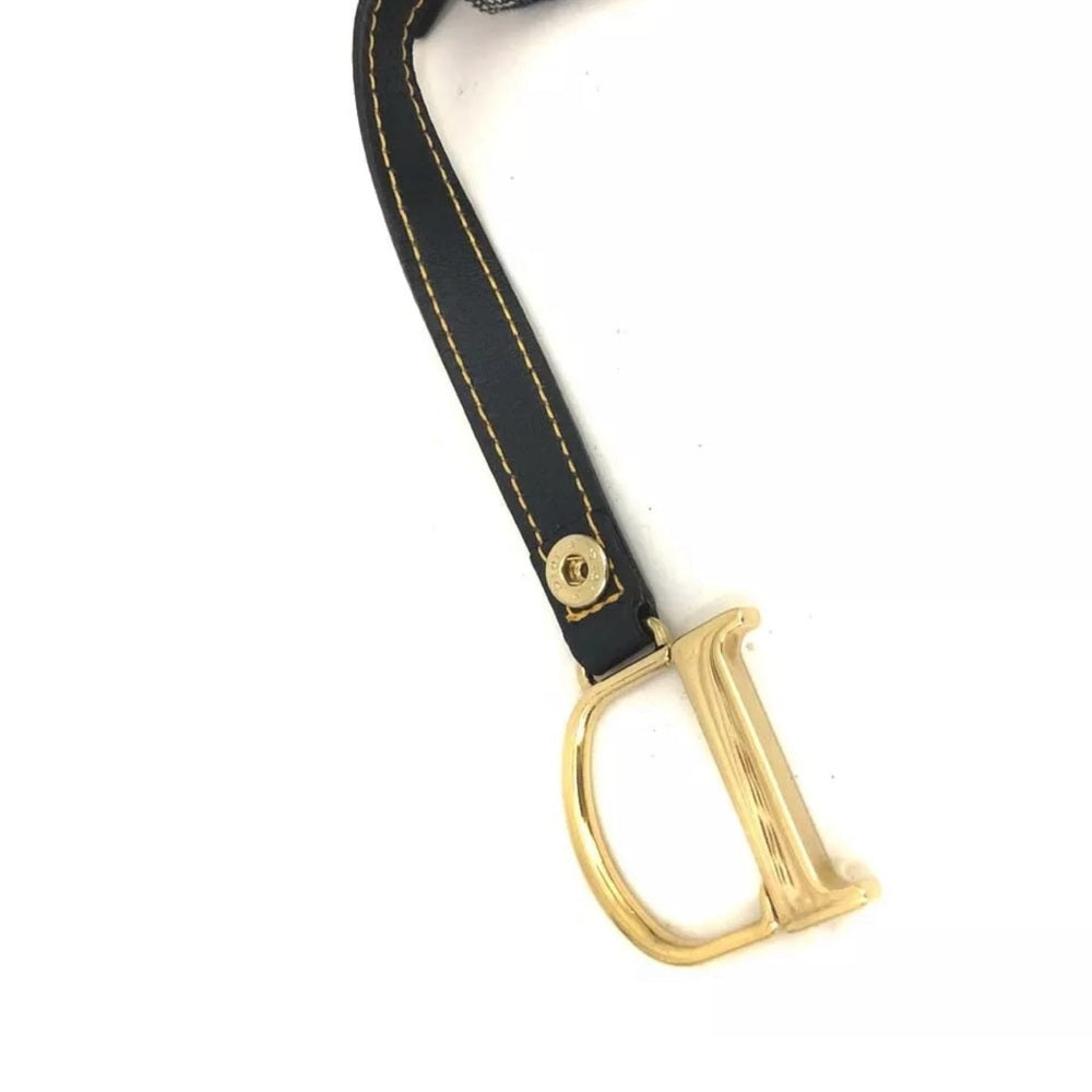 New Christian Dior Saddle Trotter Coin Purse Wallet Blue