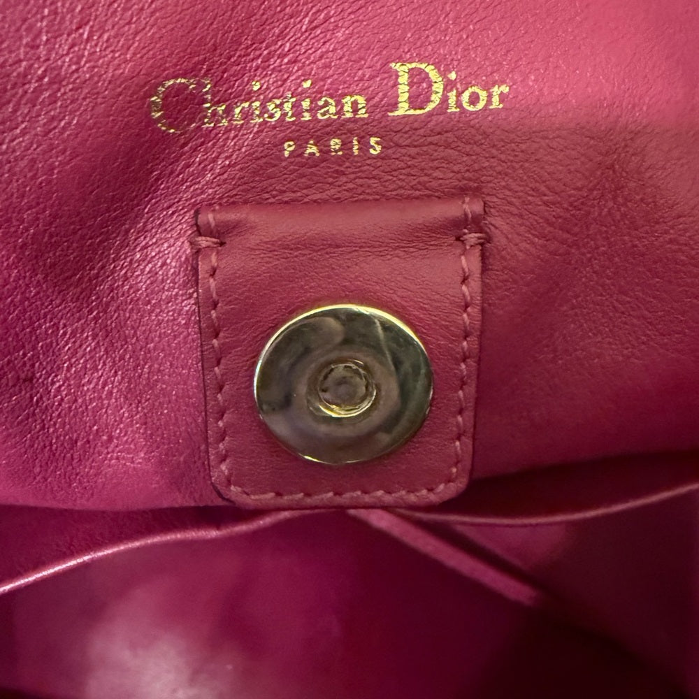 Dior Authentic Black Grained Leather Diorissimo Tote