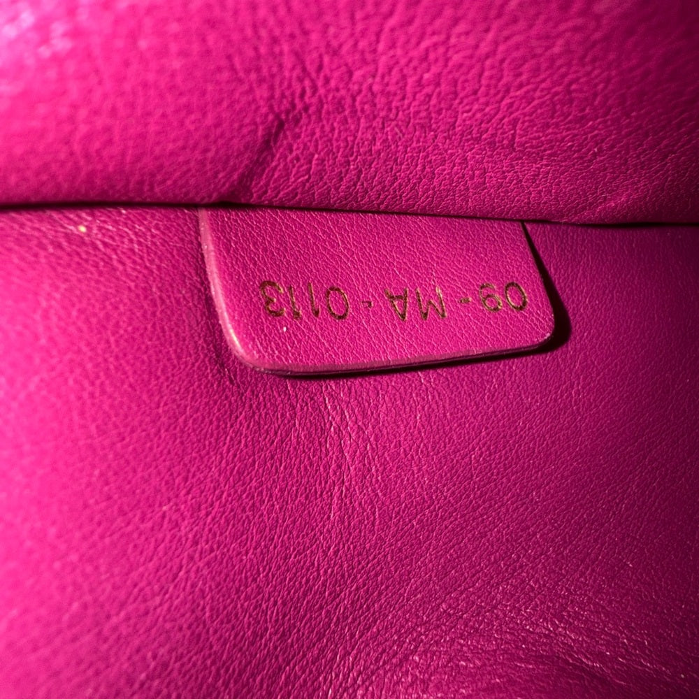 Dior Authentic Black Grained Leather Diorissimo Tote