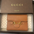 New GUCCI Horse Bit Leather Notebook Cover Set