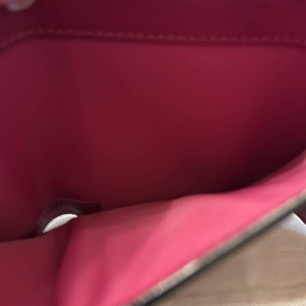 Dior Diorissimo Logo Charm Leather Trifold Wallet Black