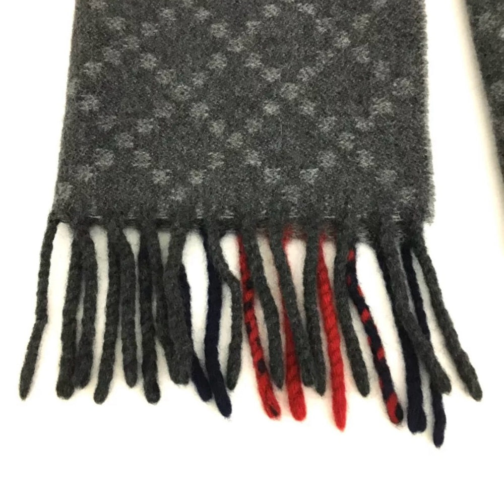 GUCCI Diamante Sherry Line 75% Wool 25% Angora Scarf