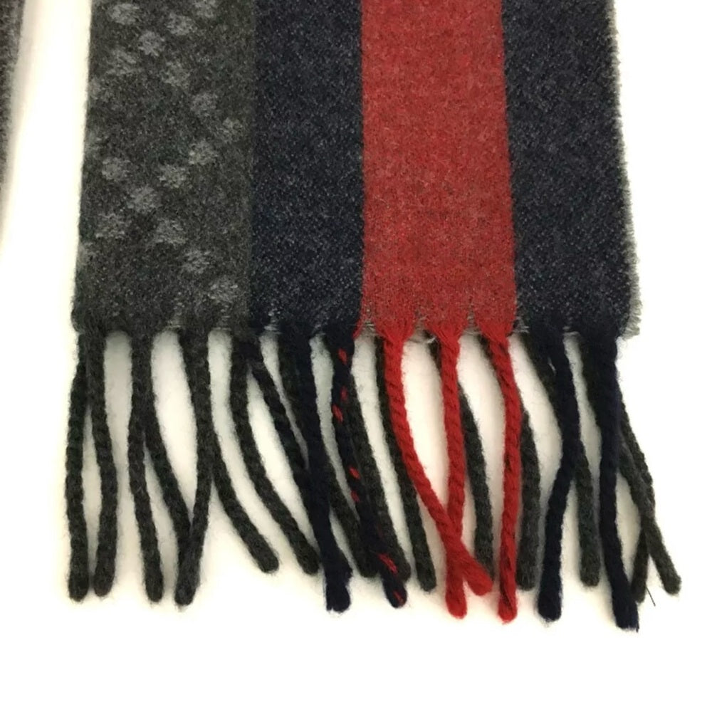 GUCCI Diamante Sherry Line 75% Wool 25% Angora Scarf