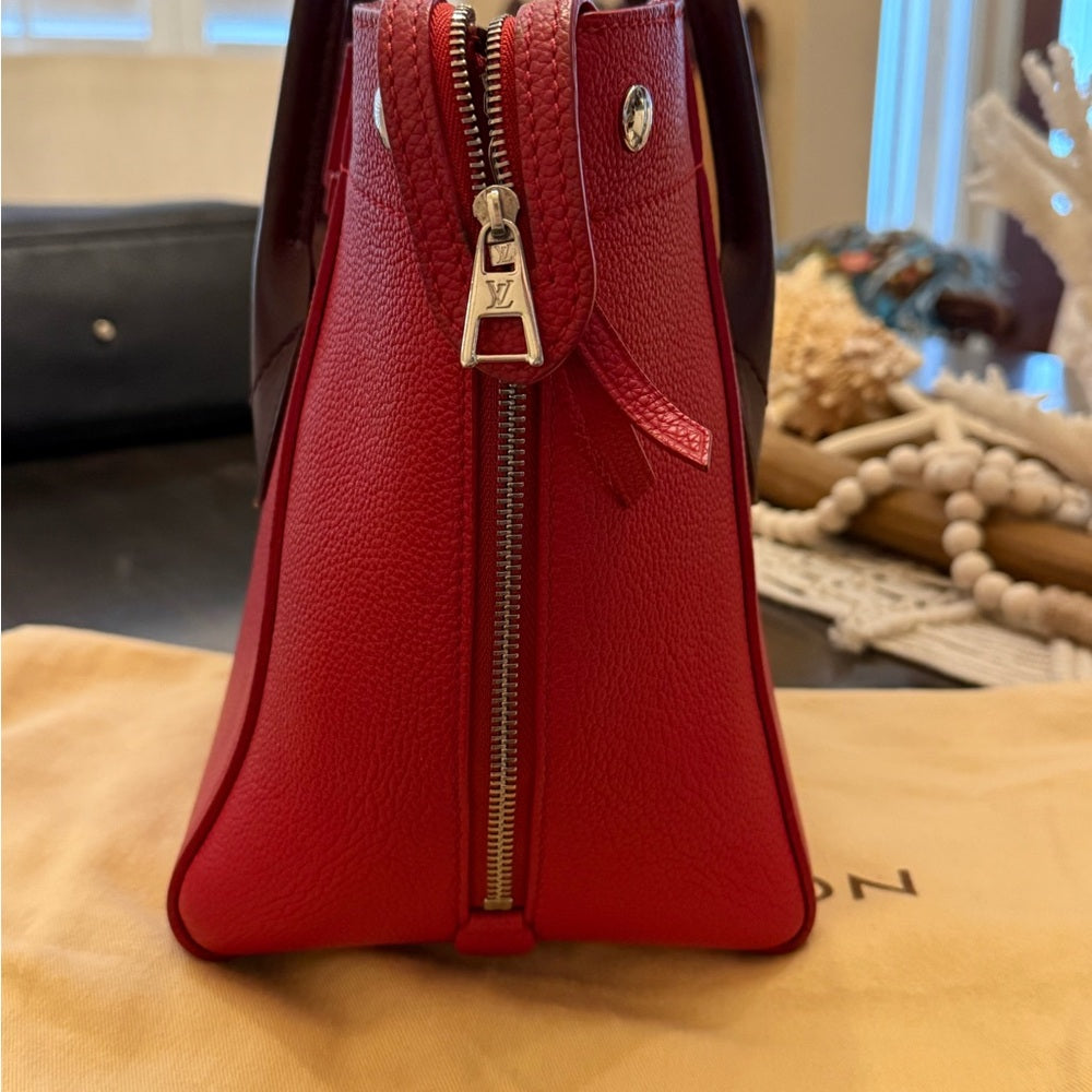 Louis Vuitton Freedom Bag in Red Calfskin Leather