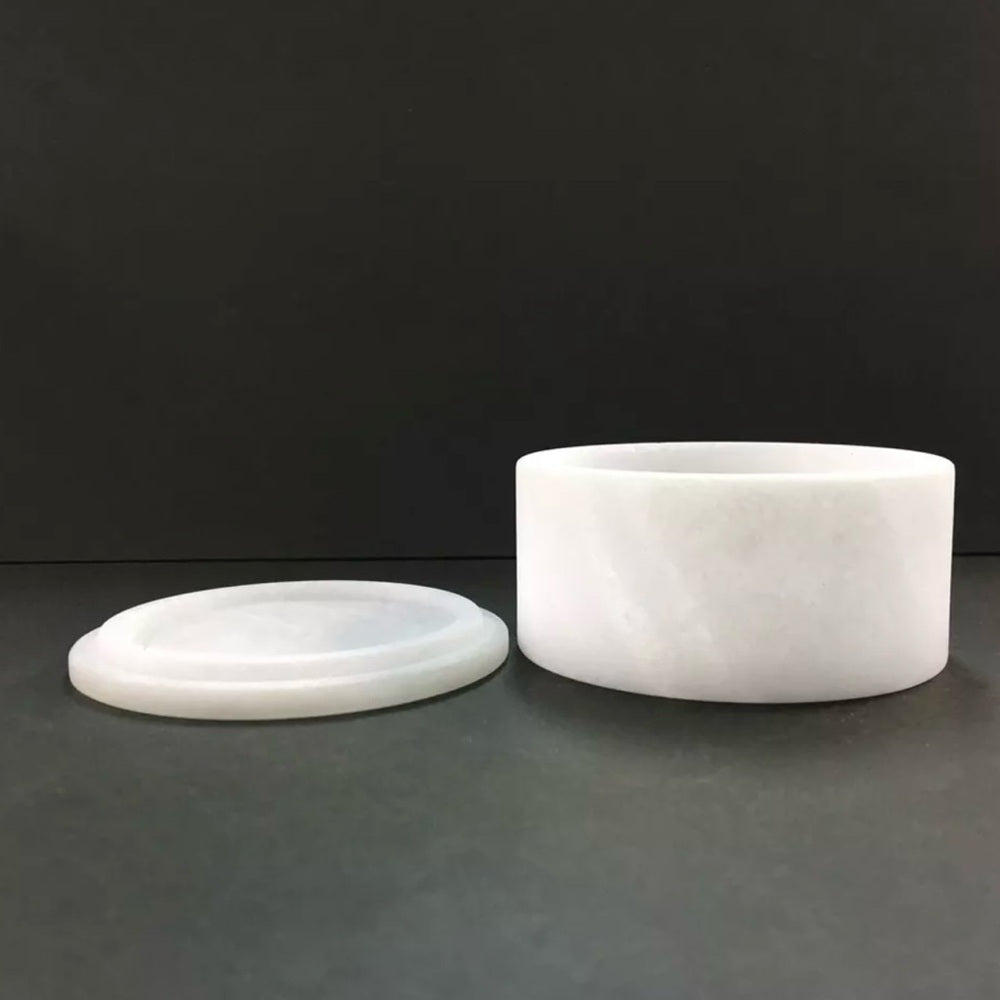 Louis Vuitton Rare Round Alabaster Dish