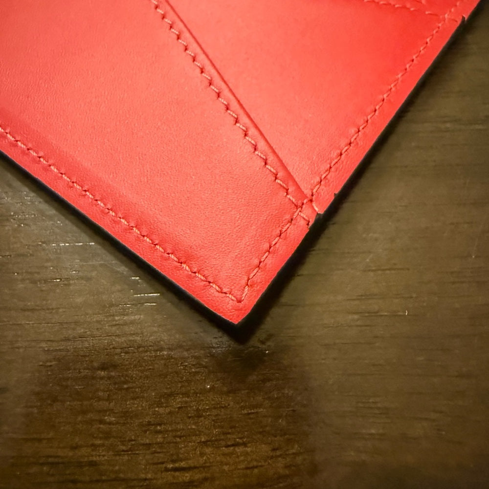 New Louboutin Embossed Bifold Card Wallet
