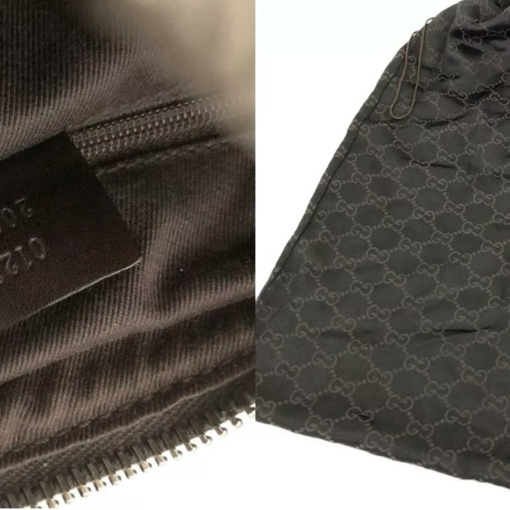 Beautiful Gucci GG Canvas and Leather Hobo Shoulder Bag