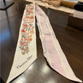 Christian Dior Logo and Flowers Mitzah Scarf