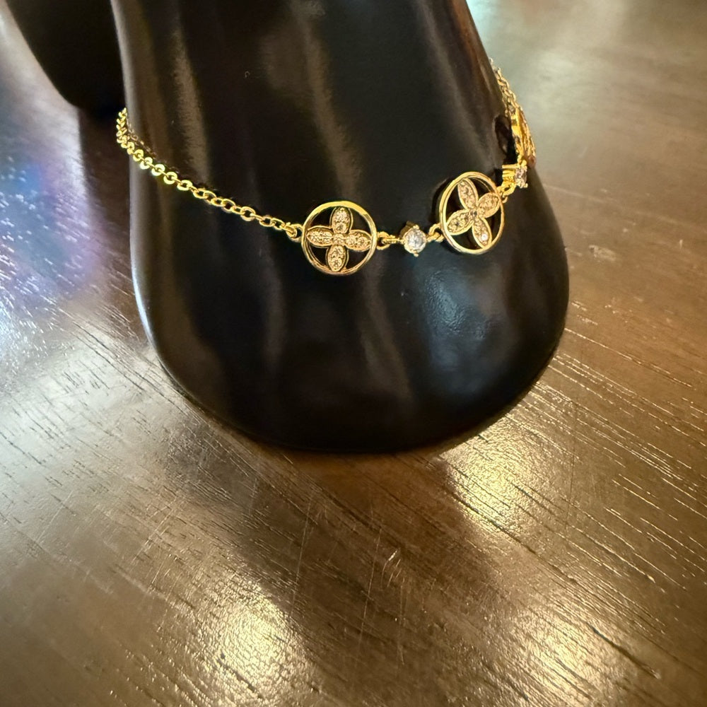 New Fleur Strass Bracelet