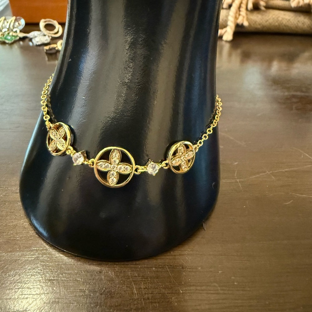 New Fleur Strass Bracelet