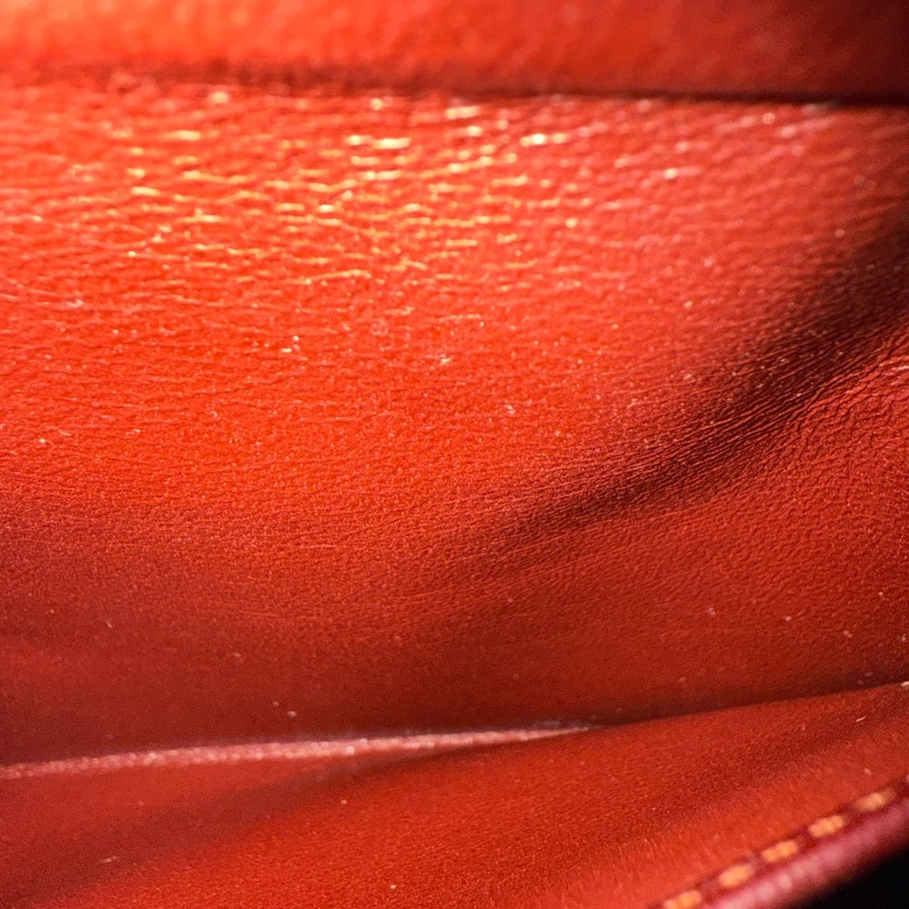 Cartier Leather Wallet with Gold Details