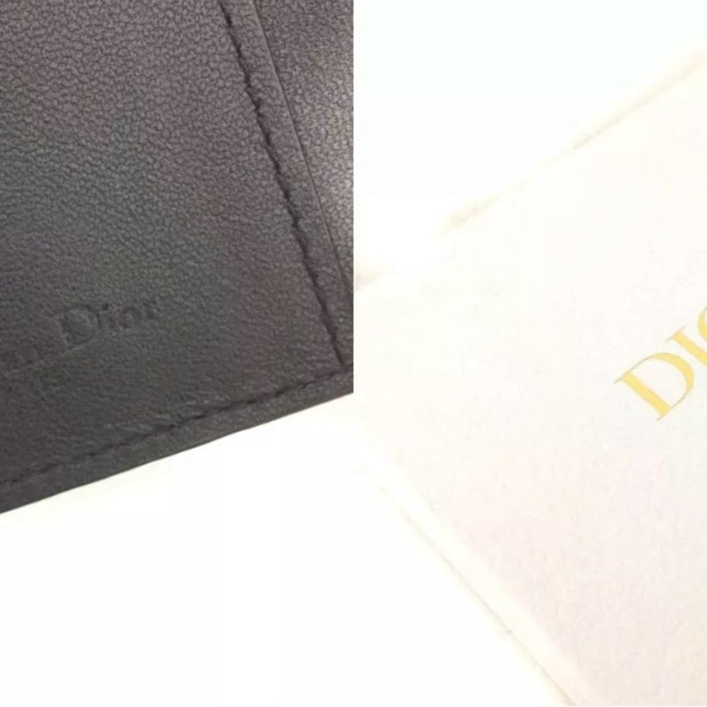 New Dior Black Cannage Bifold Wallet
