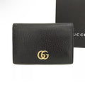 Gucci GG Marmont Leather Black Card Holder Wallet