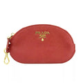 Prada Red Leather Coin Purse
