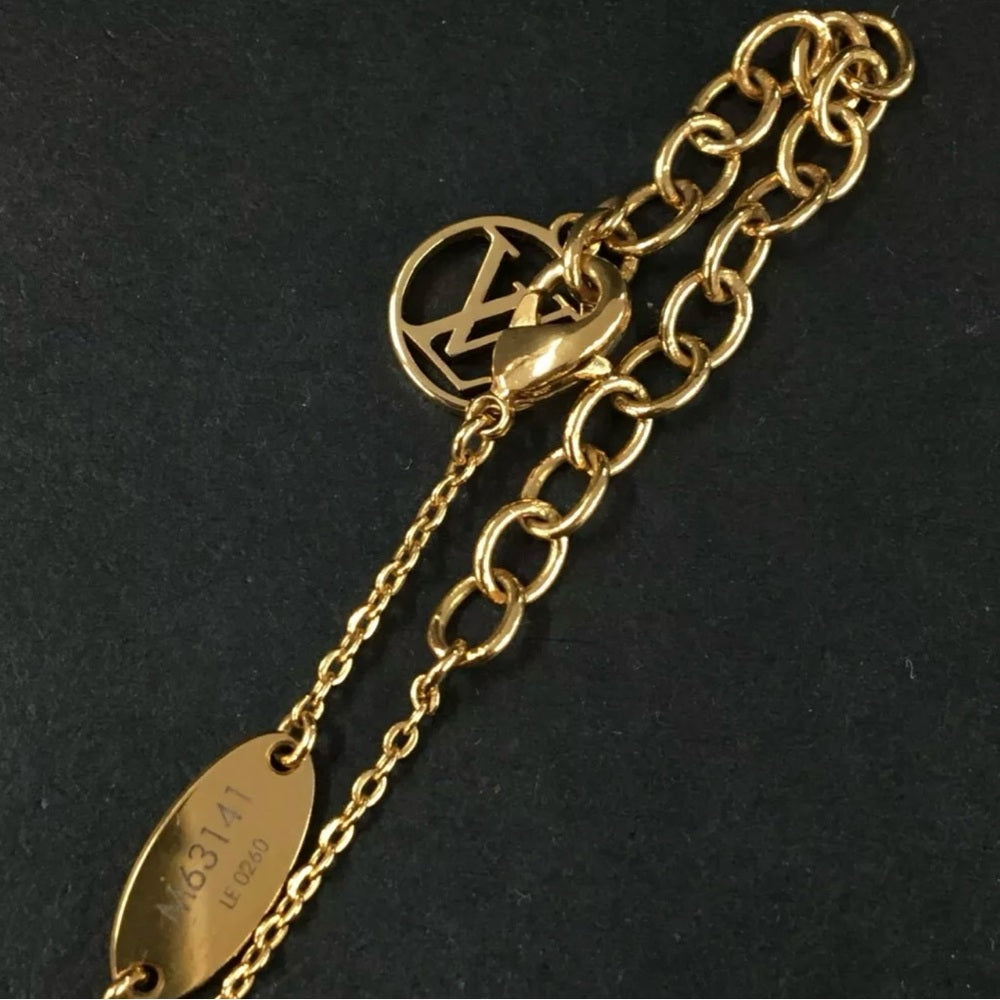 Louis Vuitton Nanogram Gold and Silver Necklace