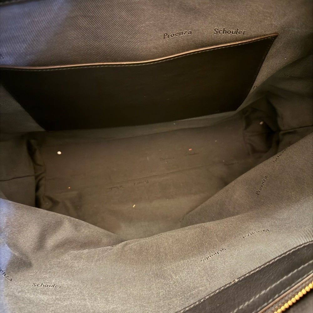 Proenza Schouler Elaphe Red Leather with Python 3 Way Tote