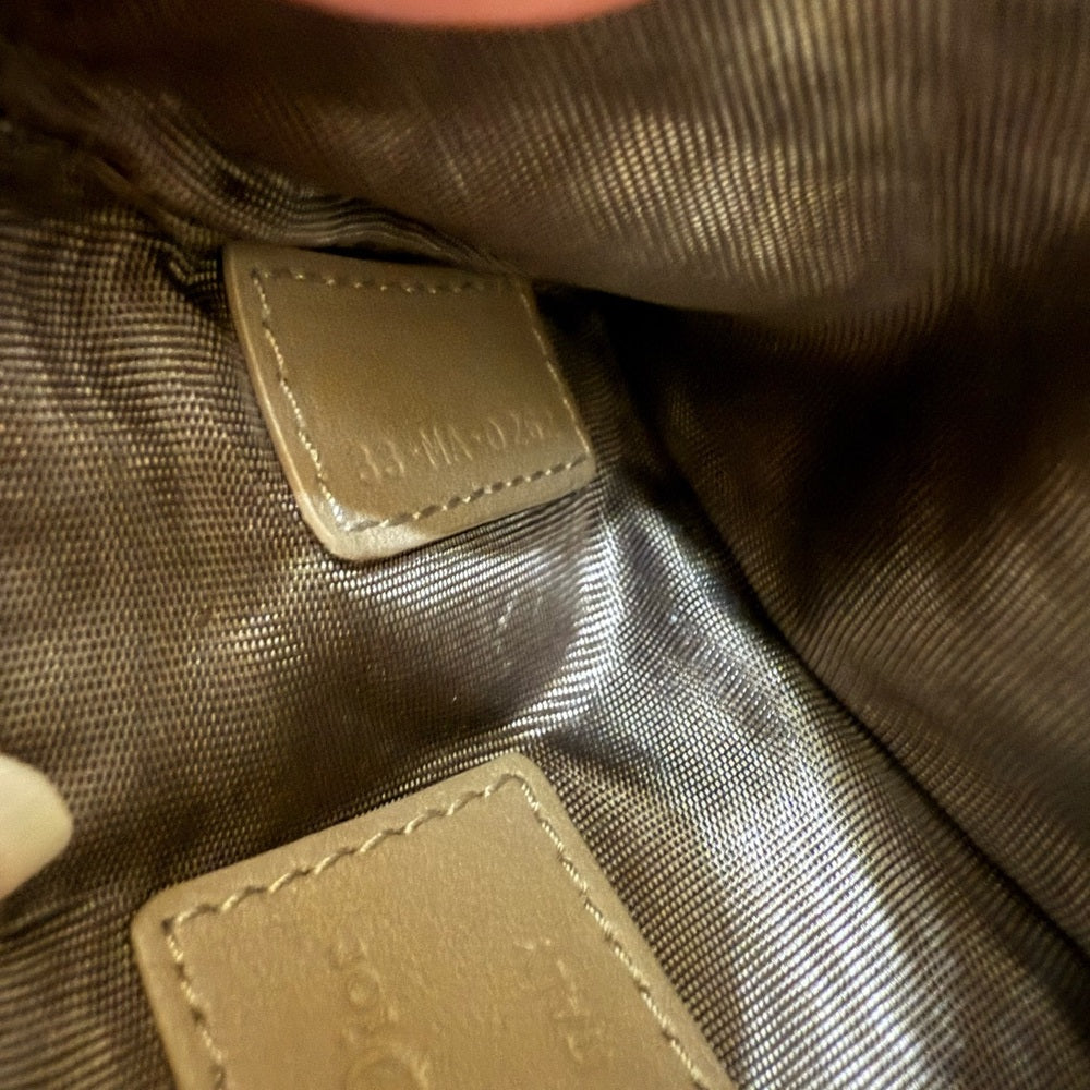 Dior Cannage Quilted Tan Card Wallet