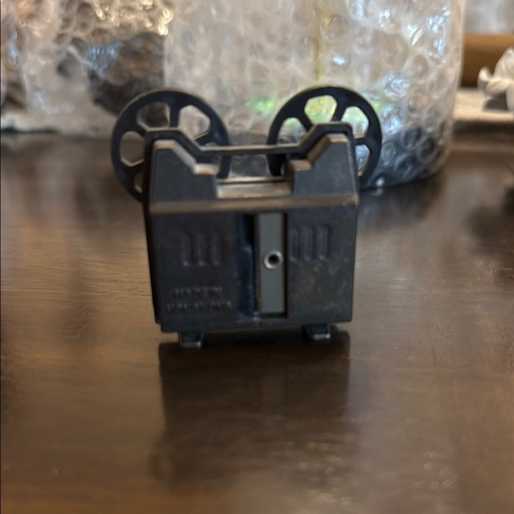 Vintage Style Cast Iron Miniature Film Projector Pencil Sharpener Figurine