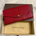 Louis Vuitton Red Sarah Empreinte Wallet