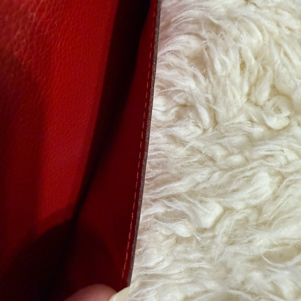 Louis Vuitton Red Sarah Empreinte Wallet