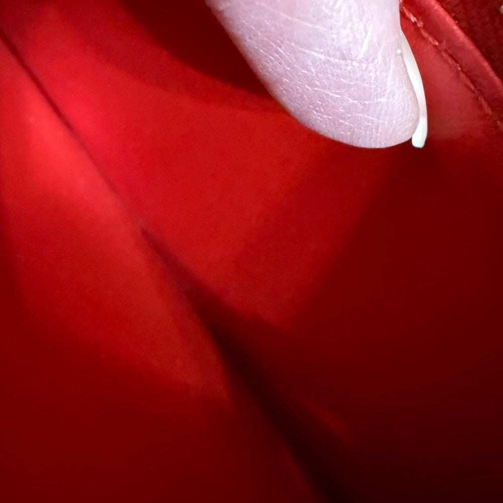 Louis Vuitton Red Sarah Empreinte Wallet