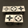 Louis Vuitton Limited Edition Monogram Silver Cube Game