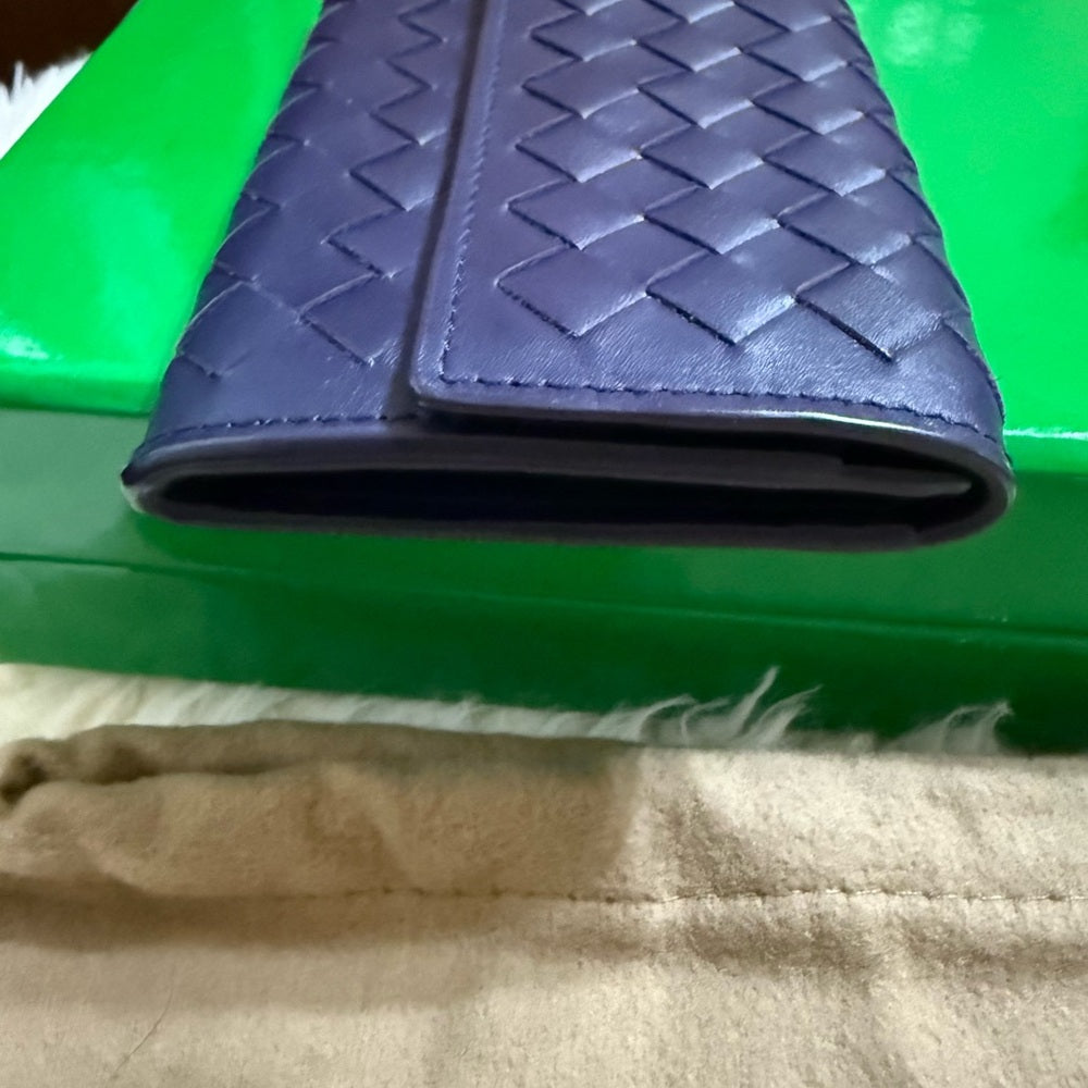 Bottega Veneta Royal Blue Card Holder