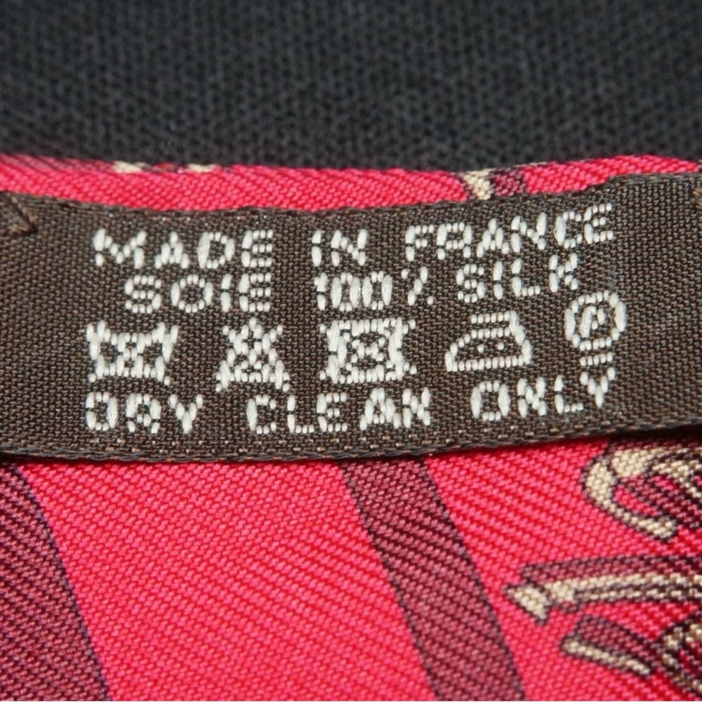 Hermes Calache Mors et Bouteilles Twilly Scarf