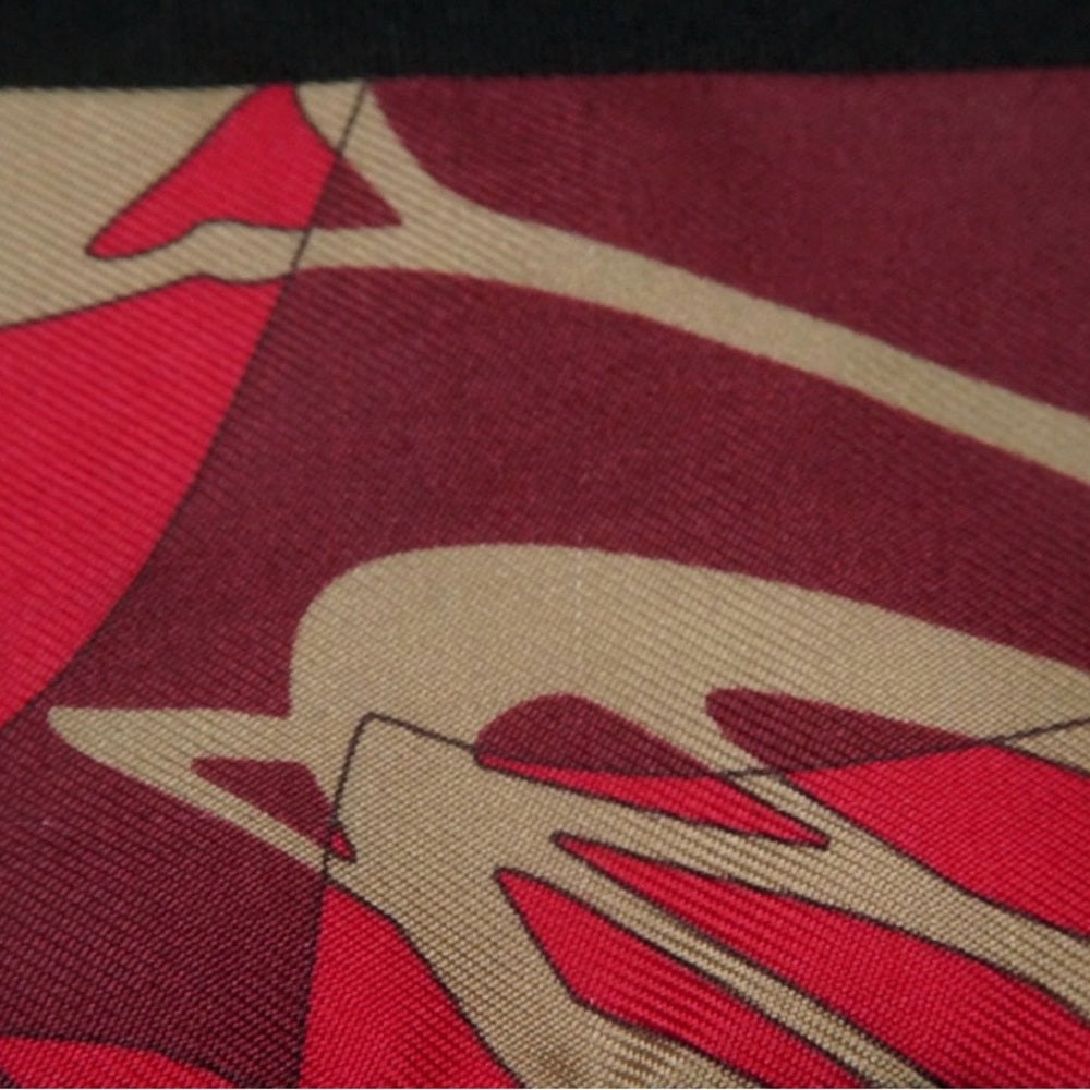 Hermes Calache Mors et Bouteilles Twilly Scarf