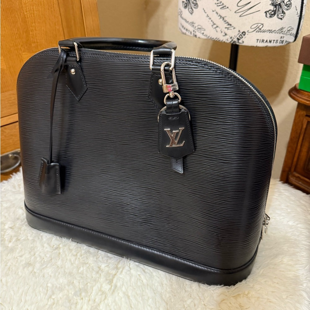 Louis Vuitton Black Clochette Bag Charm