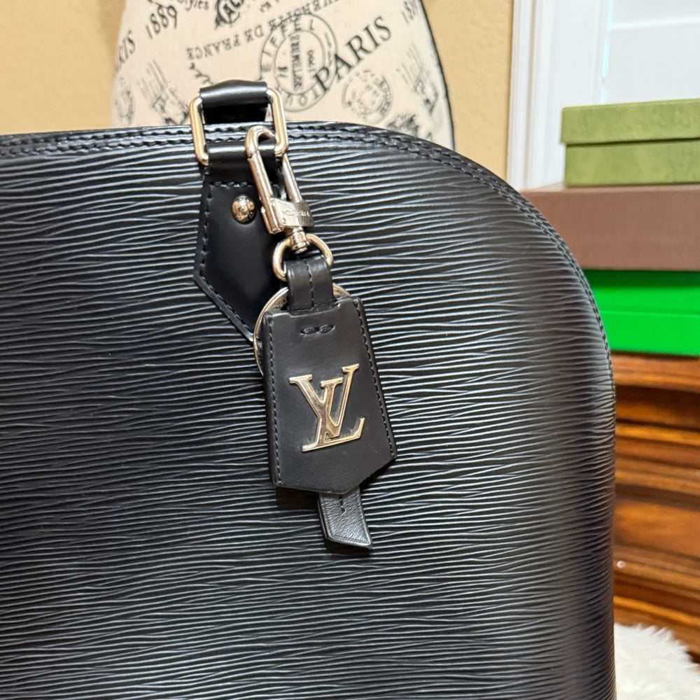 Louis Vuitton Black Clochette Bag Charm