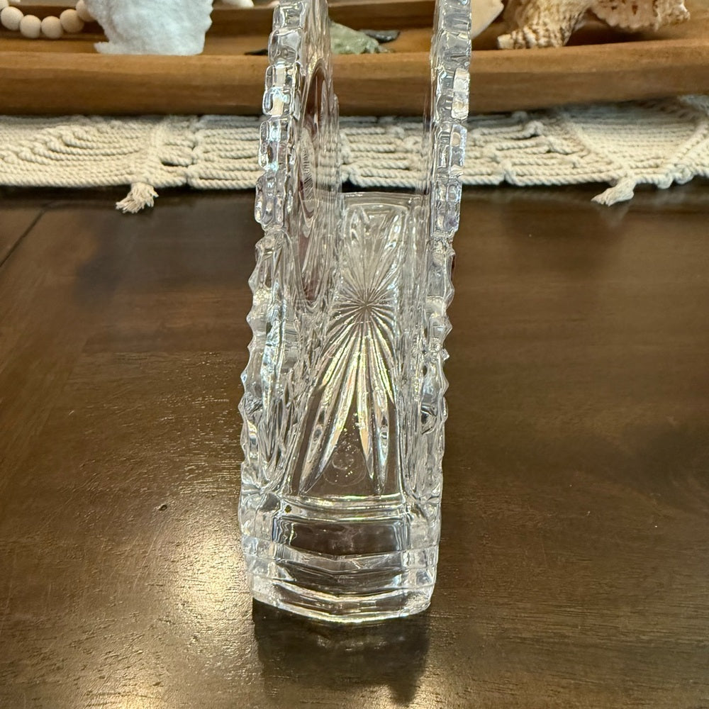 Hofbauer Red Bird Crystal Napkin Holder