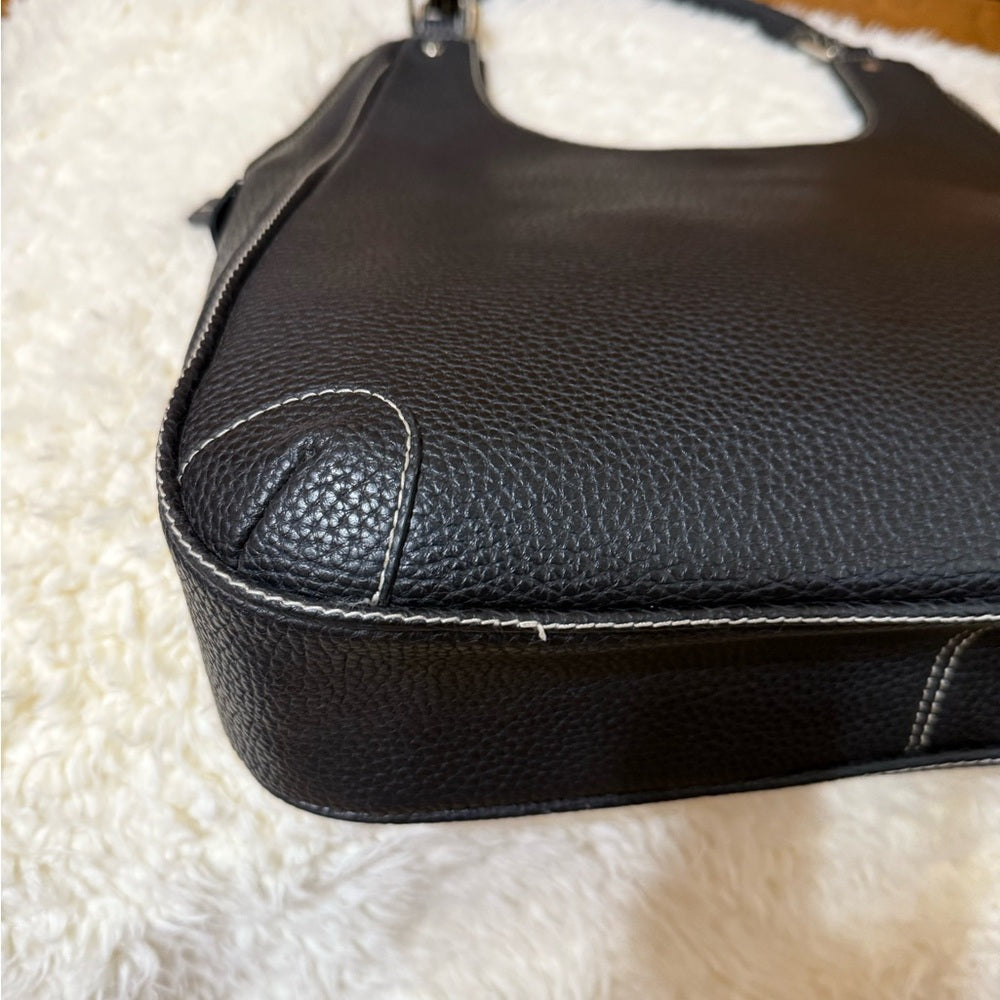 Chanel Black LAX Caviar Leather Hobo Bag