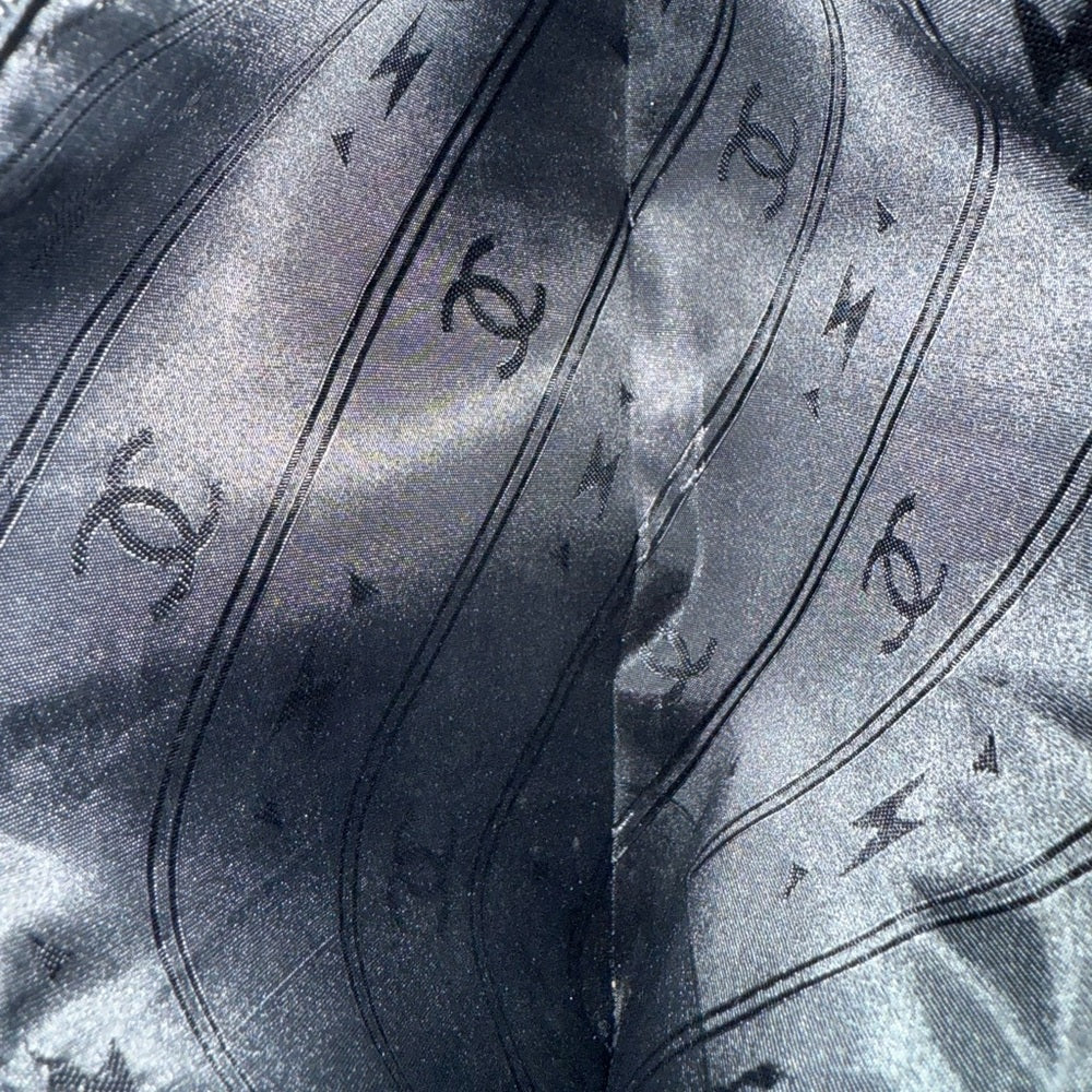 Chanel Black LAX Caviar Leather Hobo Bag