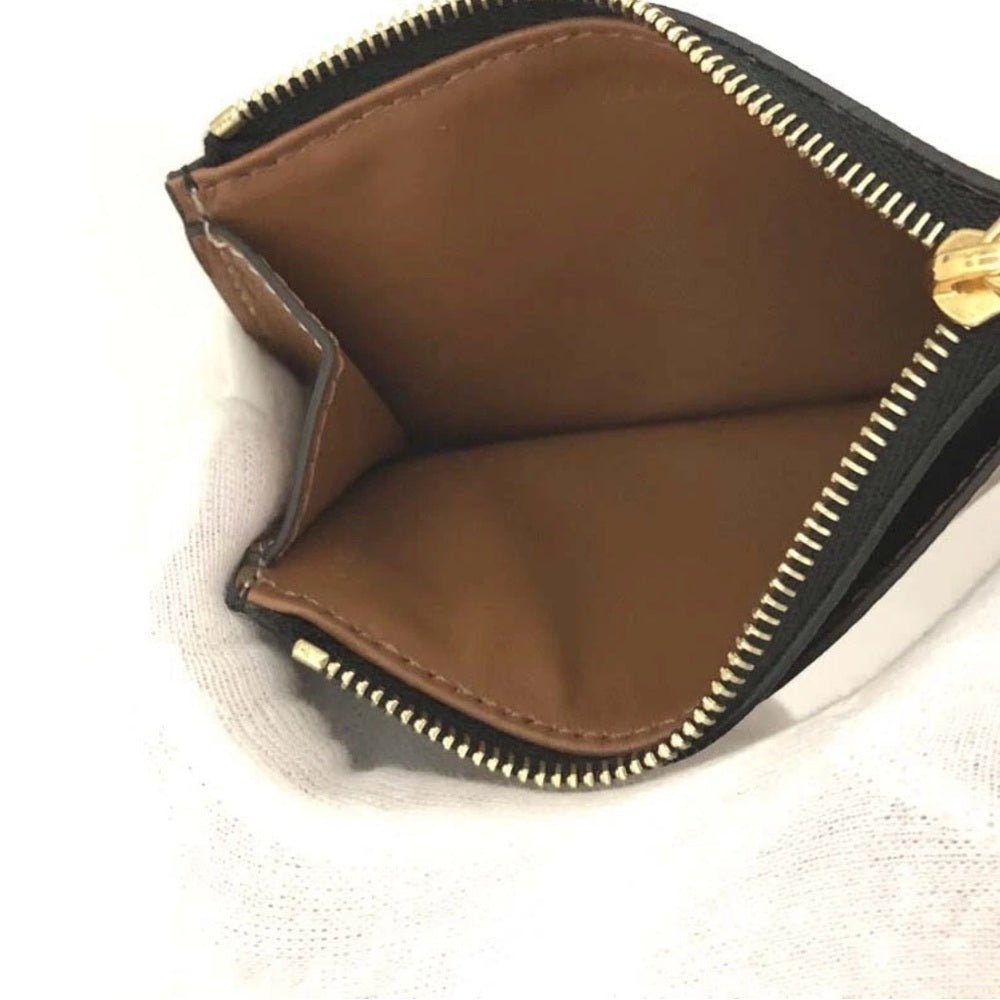 New Celine Triomphe Canvas and Lambskin Card Wallet