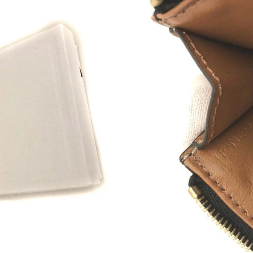 New Celine Triomphe Canvas and Lambskin Card Wallet