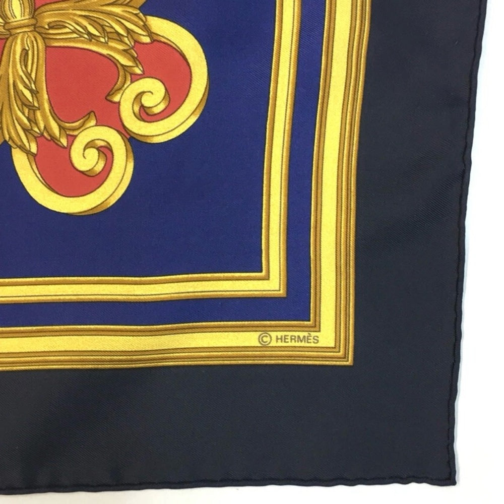 HERMES LES TUILERIES Carre 90 Silk 100% Scarf