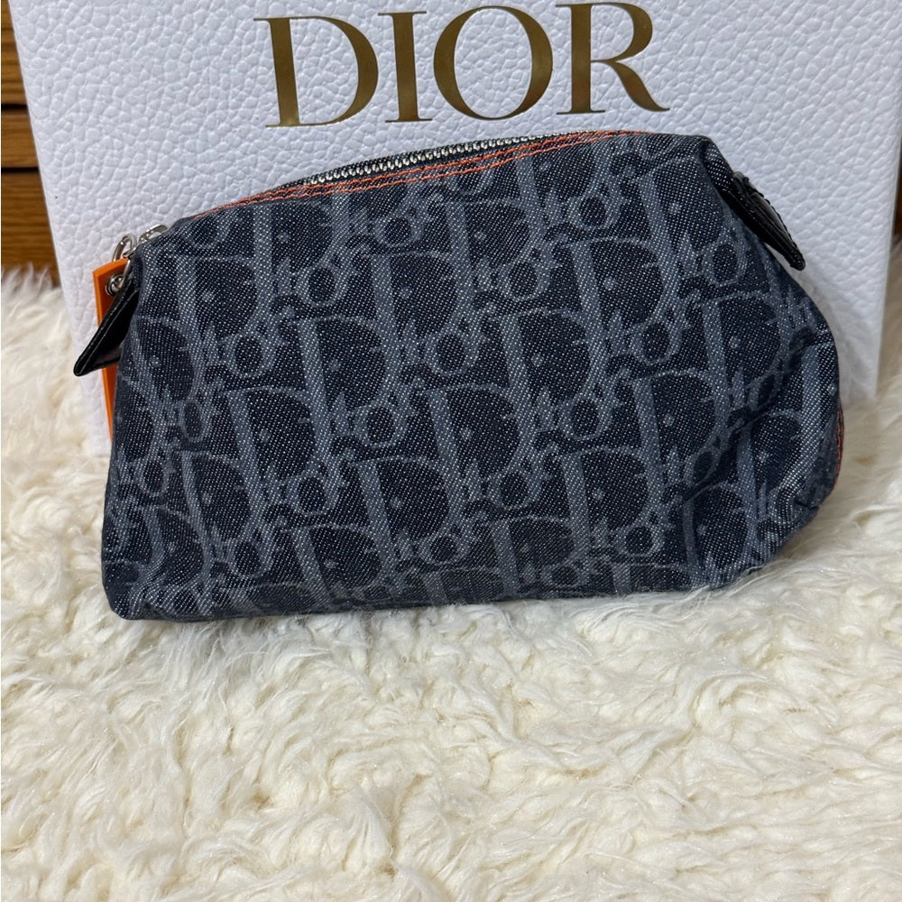 Dior Denim Trotter Remove Before Flight Makeup Bag