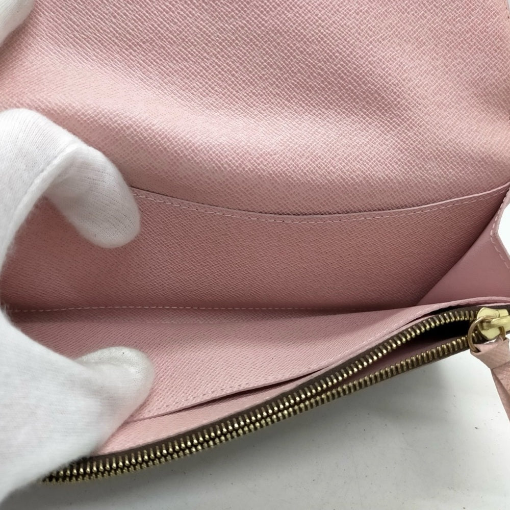 Louis Vuitton Caissa Damier Rose Ballerine Long Wallet
