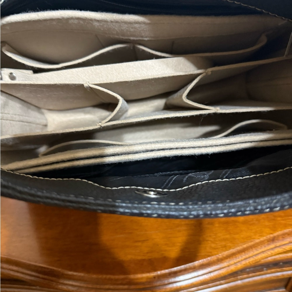 Chanel Black LAX Caviar Leather Hobo Bag