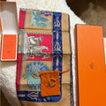 Hermes Torana 100% Silk Carre 90 Scarf bundle