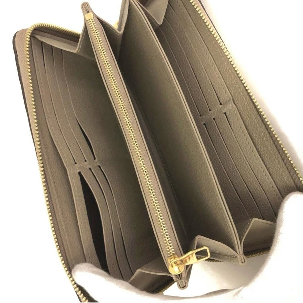 Louis Vuitton Tourterelle Monogram Zippy Wallet