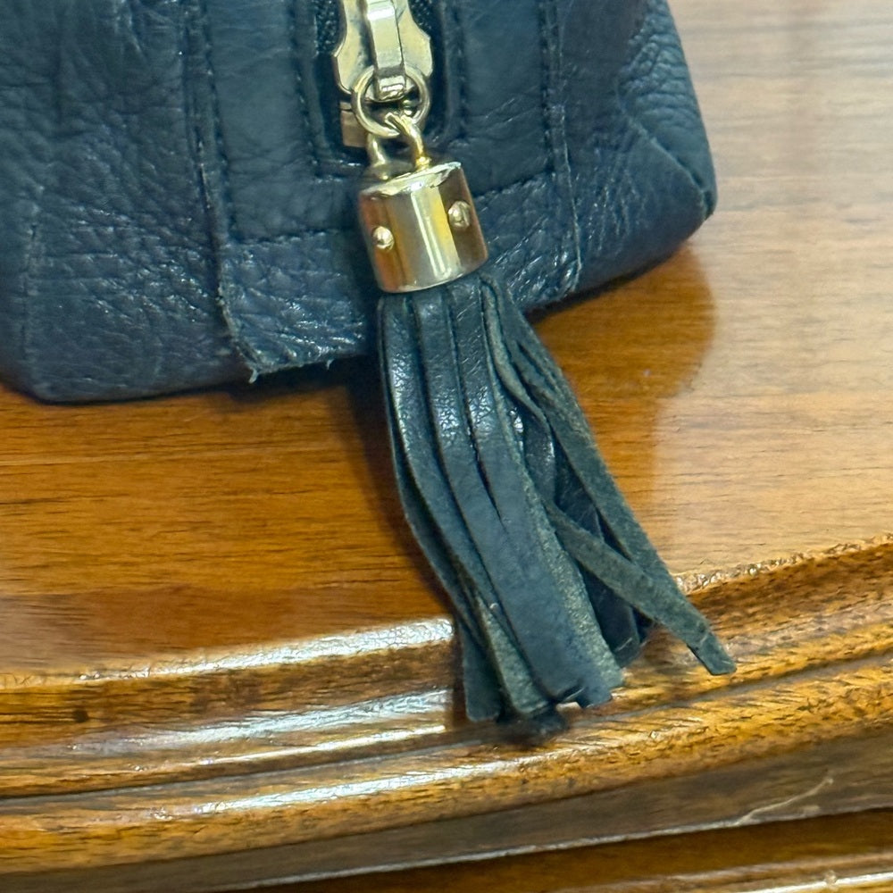 Gucci Soho GG Embossed Black Leather Makeup Bag