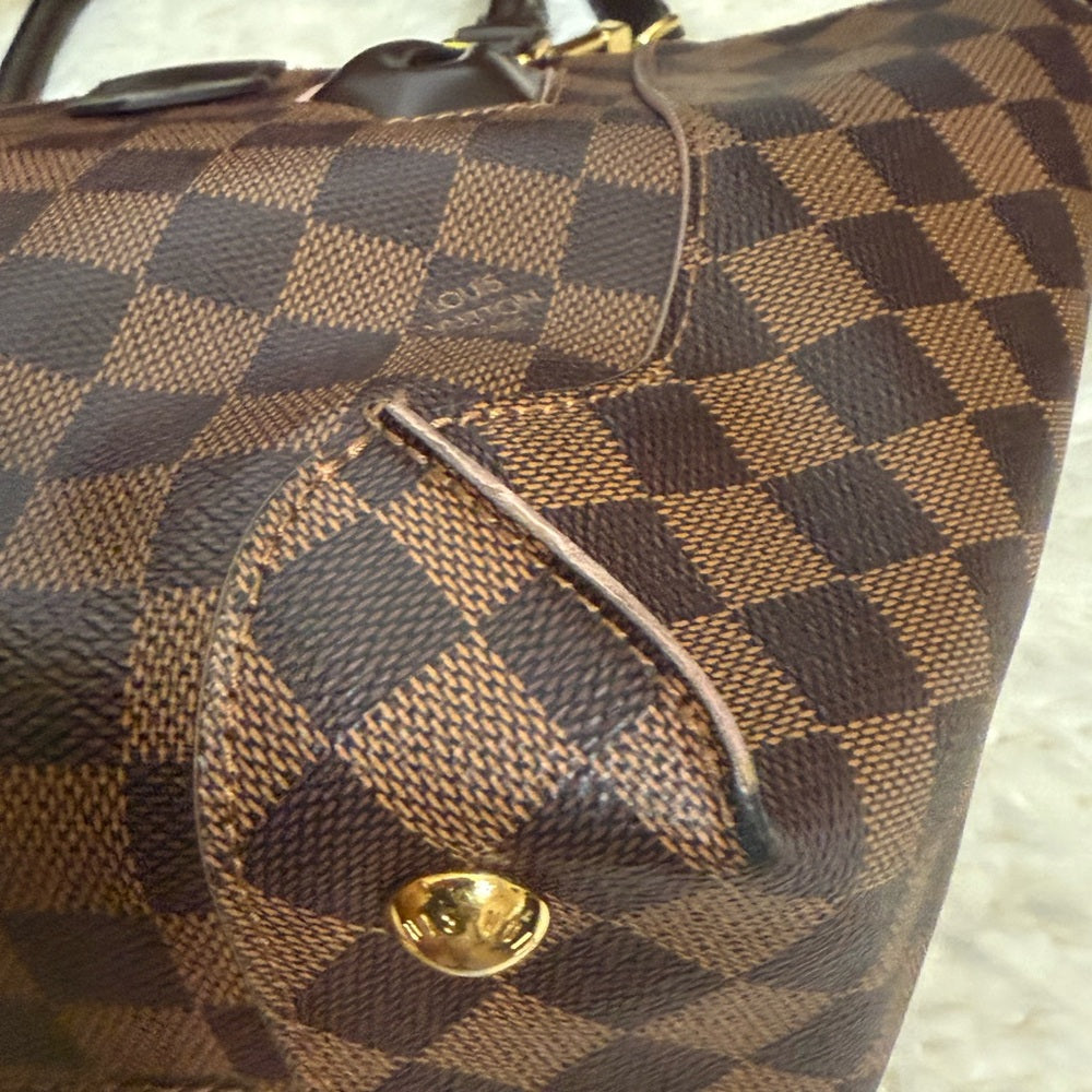 Louis Vuitton Caissa Damier Ebene Ballerine PM Bag