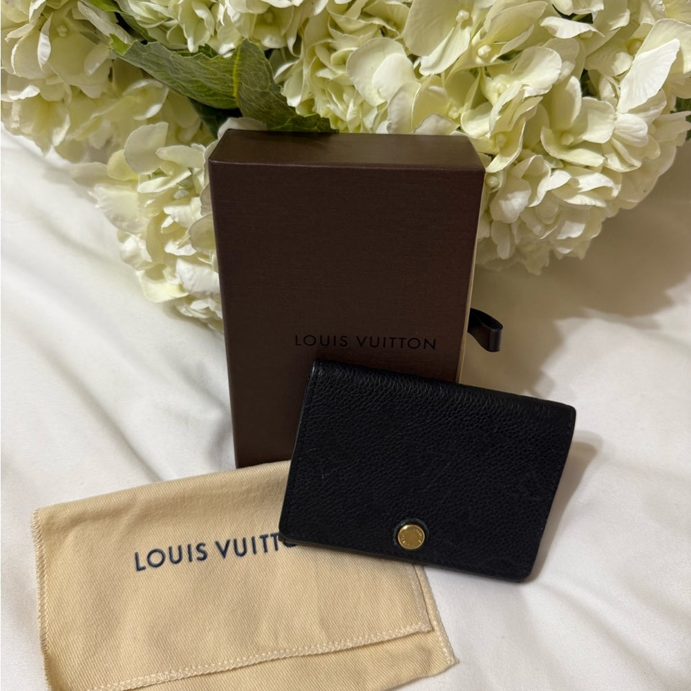 Louis Vuitton Black Empriente Card Holder