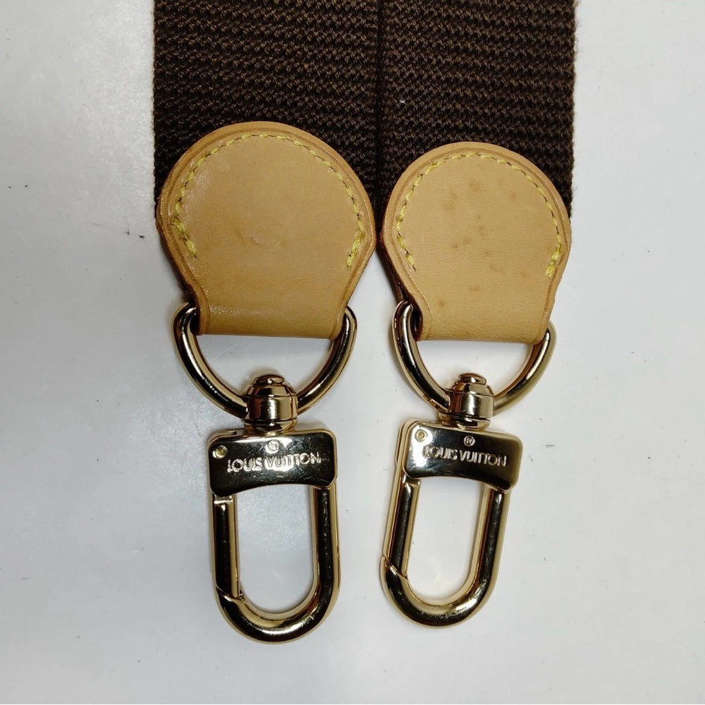 Louis Vuitton Brown and Gold Strap
