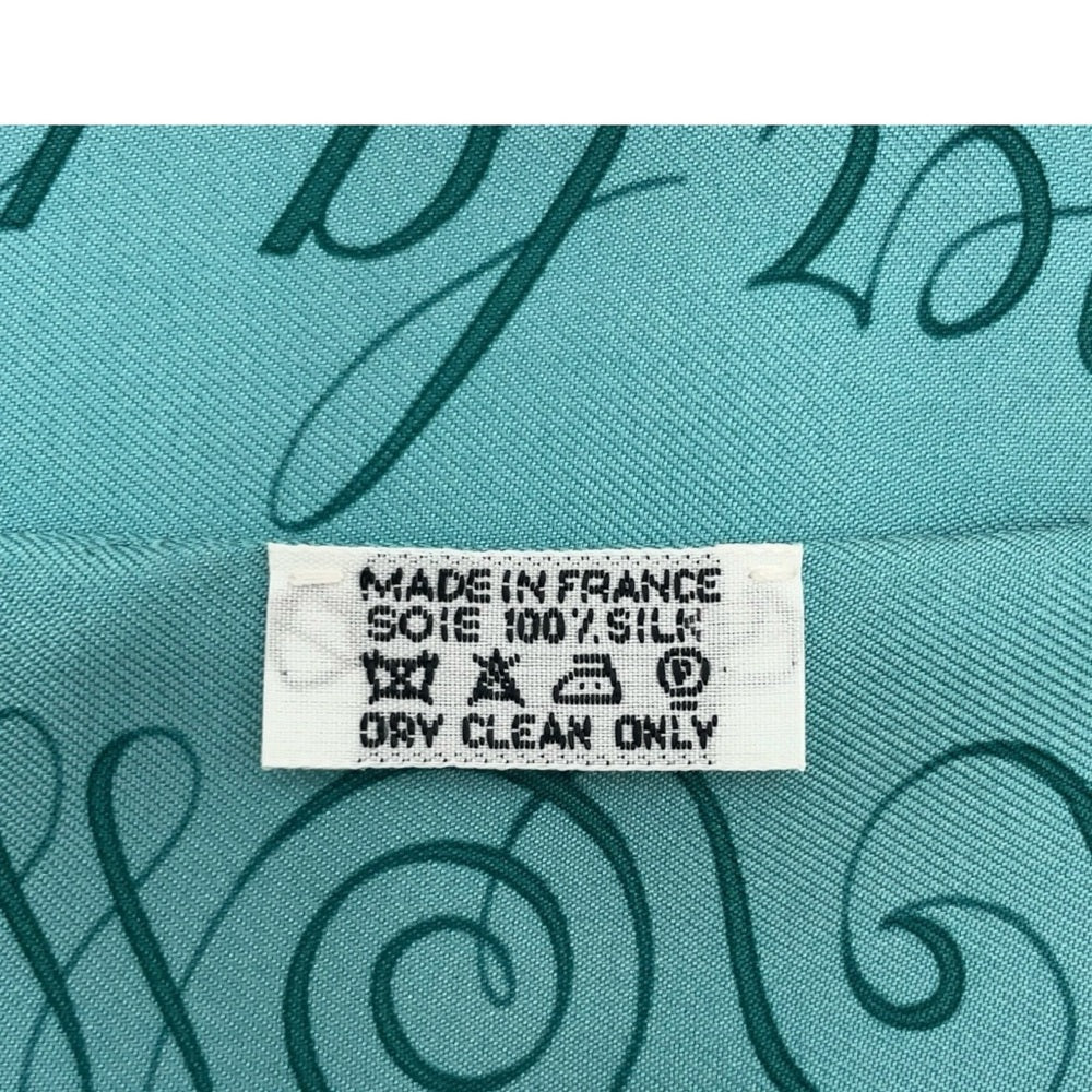 Hermes Aqua Twilly Exercice pour former la main Silk Scarf