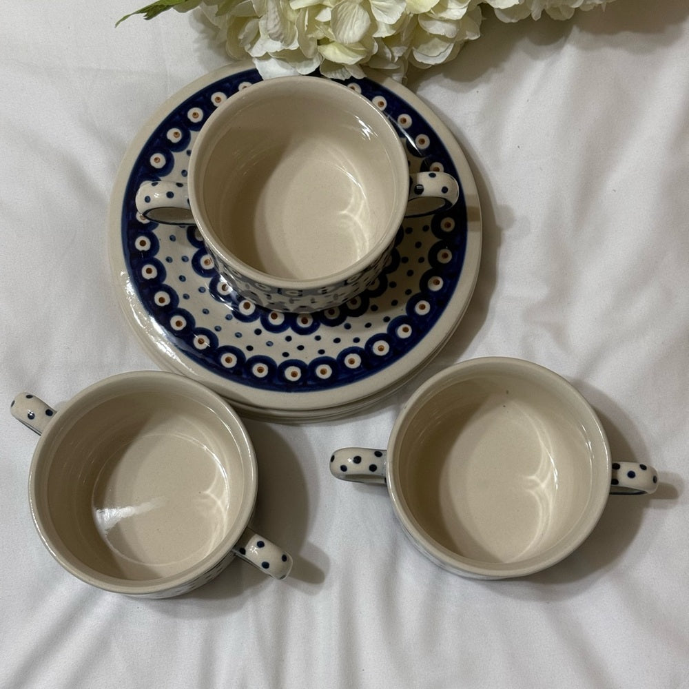 Boleslawiec Polish Pottery Soup Bowls and Plates