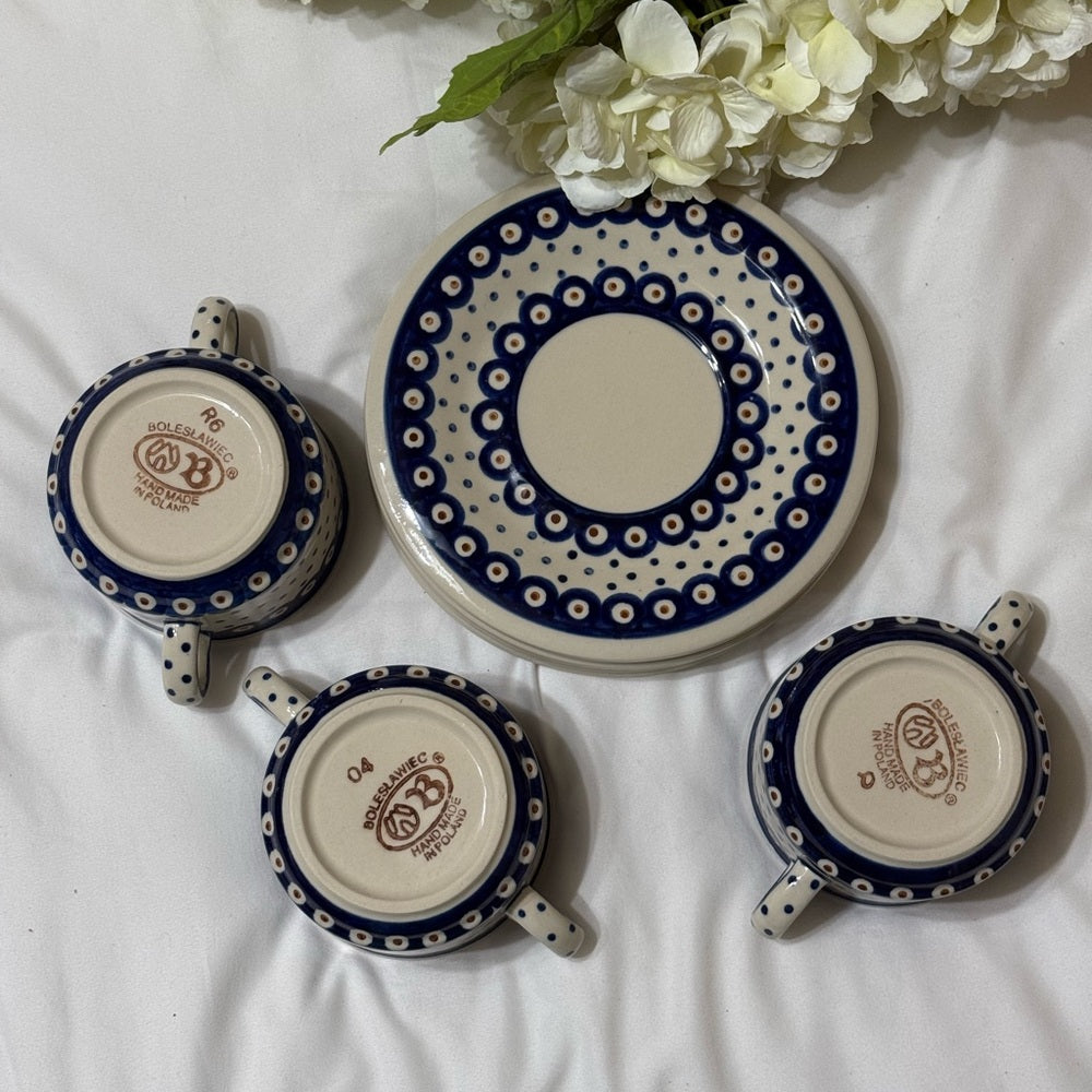 Boleslawiec Polish Pottery Soup Bowls and Plates