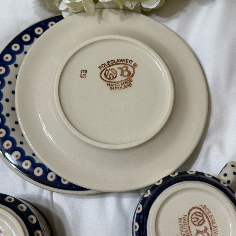 Boleslawiec Polish Pottery Soup Bowls and Plates